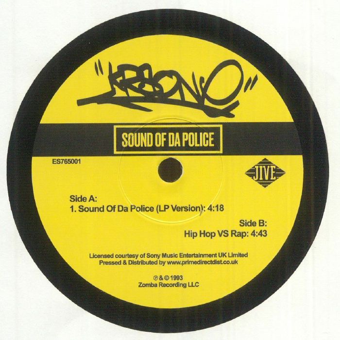 KRS-One - Sound Of Da Police, Vinyl, 7'' – The Funkadoobian