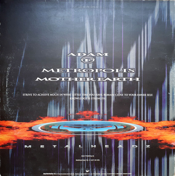 Adam F - Metropolis / Mother Earth - The Funkadoobian