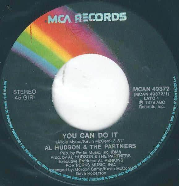 Al Hudson & The Partners - You Can Do It - 7''