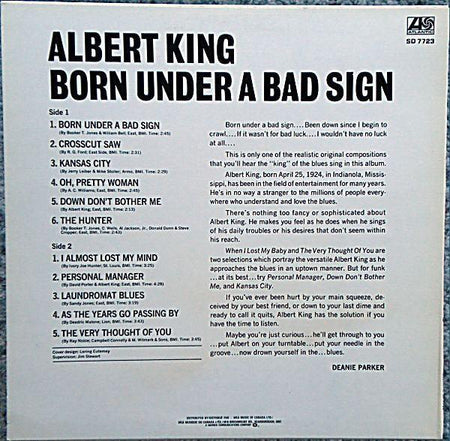 Albert King - Born Under A Bad Sign - The Funkadoobian