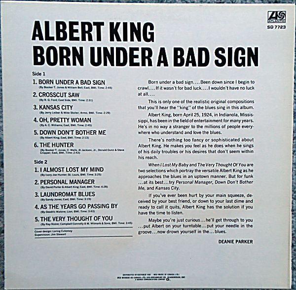 Albert King - Born Under A Bad Sign - The Funkadoobian