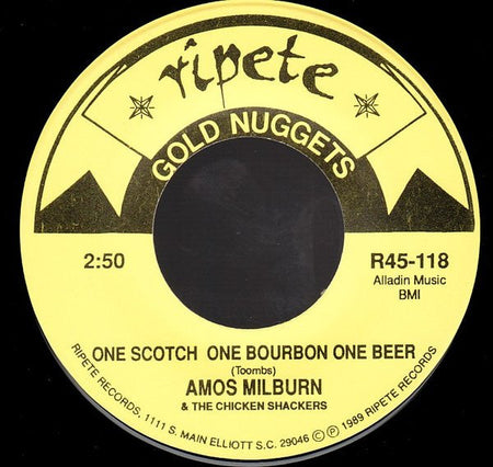 Amos Milburn And His Aladdin Chickenshackers - Chicken Shack / One Scotch One Bourbon One Beer - The Funkadoobian