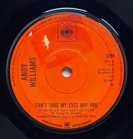 Andy Williams - Can't Take My Eyes Off You - The Funkadoobian