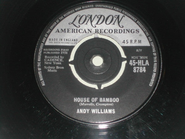 Andy Williams - Hawaiian Wedding Song / House Of Bamboo - The Funkadoobian