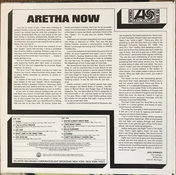 Aretha Franklin - Aretha Now - The Funkadoobian