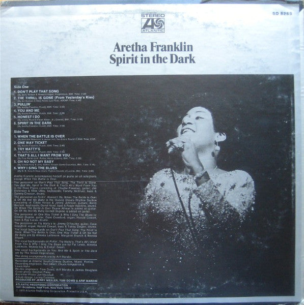 Aretha Franklin - Spirit In The Dark - The Funkadoobian