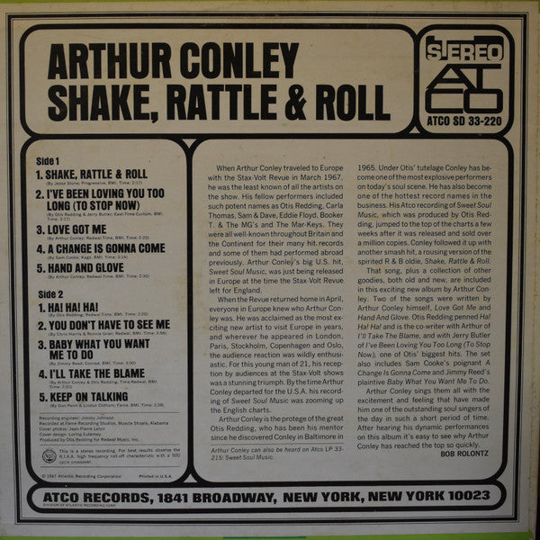 Arthur Conley - Shake Rattle & Roll - The Funkadoobian