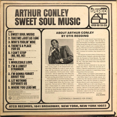 Arthur Conley - Sweet Soul Music - The Funkadoobian