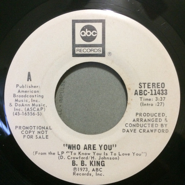B.B. King - Who Are You - The Funkadoobian