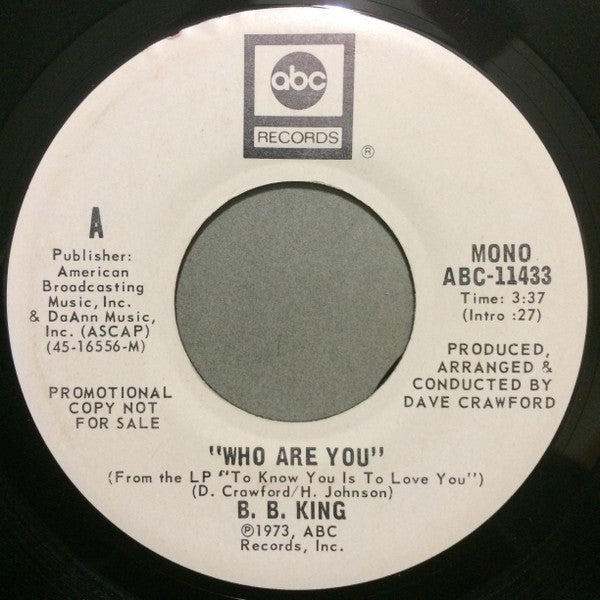 B.B. King - Who Are You - The Funkadoobian