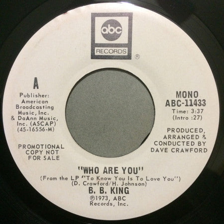 B.B. King - Who Are You - The Funkadoobian