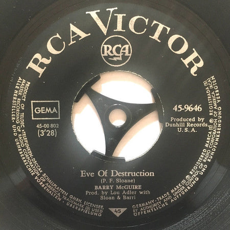 Barry McGuire - Eve Of Destruction - The Funkadoobian