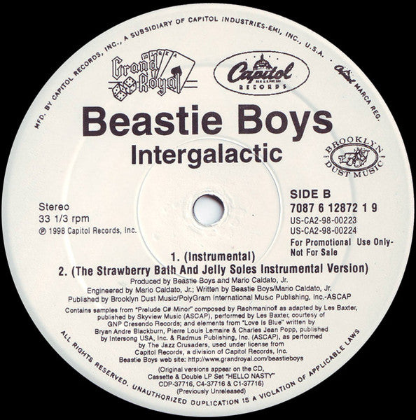 Beastie Boys - Intergalactic - The Funkadoobian