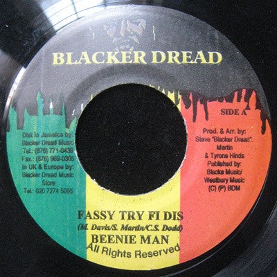 Beenie Man / Christopher Lee (3) - Fassy Try Fi Dis / Mama Feel Weak - The Funkadoobian