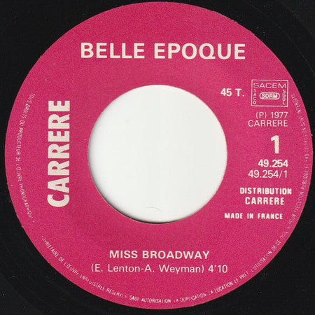 Belle Epoque - Miss Broadway - The Funkadoobian