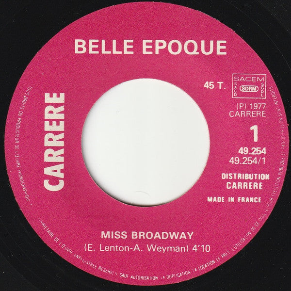 Belle Epoque - Miss Broadway - The Funkadoobian