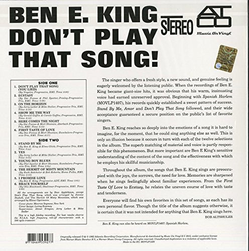 Ben E. King - Don't Play That Song! - The Funkadoobian