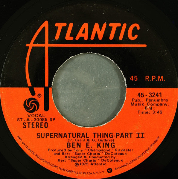 Ben E. King - Supernatural Thing