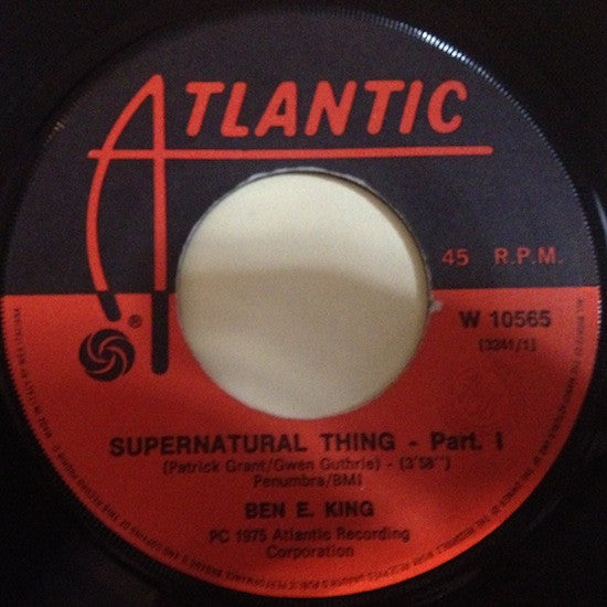Ben E. King - Supernatural Thing Pic Sleeve