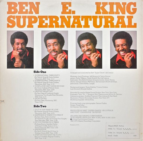 Ben E. King - Supernatural - The Funkadoobian