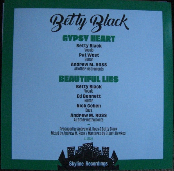 Betty Black - Gypsy Heart B/W Beautiful Lies - The Funkadoobian
