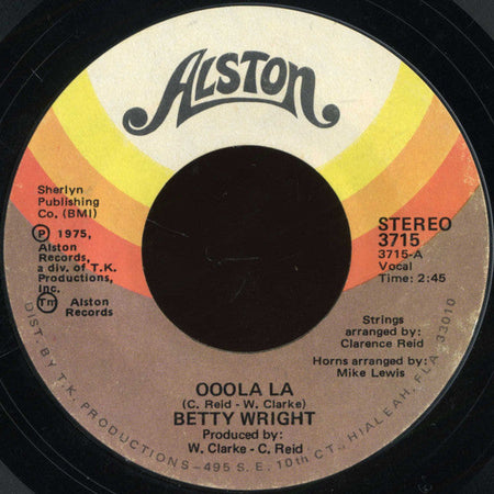 Betty Wright - Ooola La La / To Love And Be Loved - The Funkadoobian
