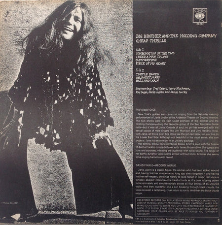 Big Brother & The Holding Company - Cheap Thrills - The Funkadoobian