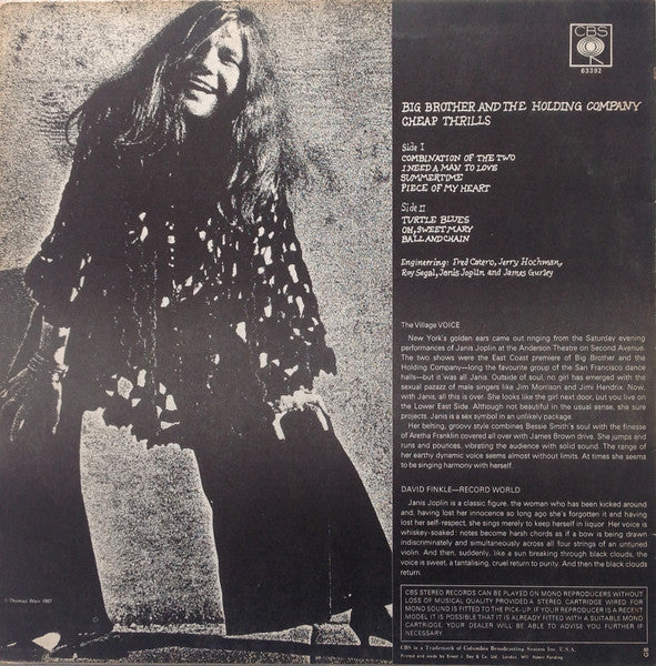 Big Brother & The Holding Company - Cheap Thrills - The Funkadoobian