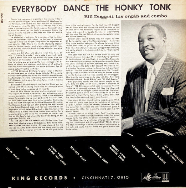Bill Doggett - Everybody Dance The Honky Tonk - The Funkadoobian