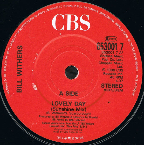 Bill Withers - Lovely Day (Sunshine Mix) - The Funkadoobian