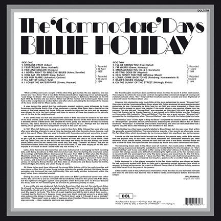 Billie Holiday - The 'Commodore' Days - The Funkadoobian