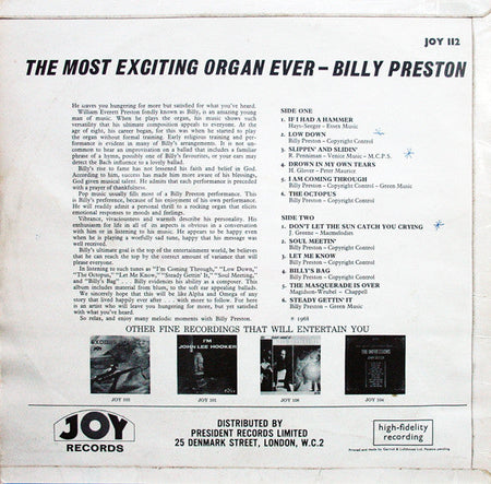 Billy Preston - The Most Exciting Organ Ever - The Funkadoobian