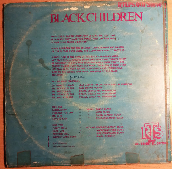 Black Children Sledge Funk Group - Love Is Fair - The Funkadoobian