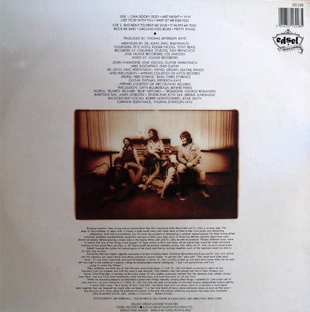 Mike Bloomfield / John Paul Hammond / Dr. John - Triumvirate - The Funkadoobian