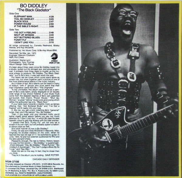 Bo Diddley - The Black Gladiator - The Funkadoobian
