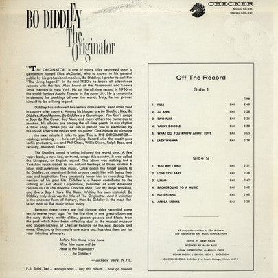Bo Diddley - The Originator - The Funkadoobian