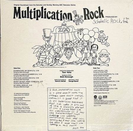 Bob Dorough - Multiplication Rock (Original Soundtrack Recording From The ABC-Television Series) - The Funkadoobian
