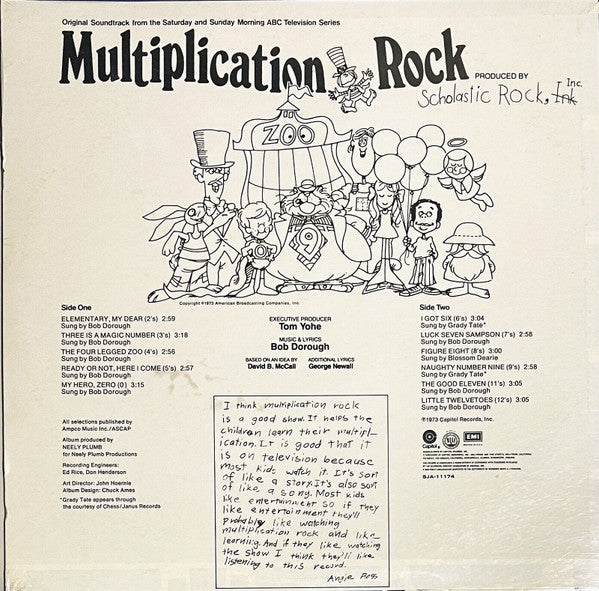 Bob Dorough - Multiplication Rock (Original Soundtrack Recording From The ABC-Television Series) - The Funkadoobian