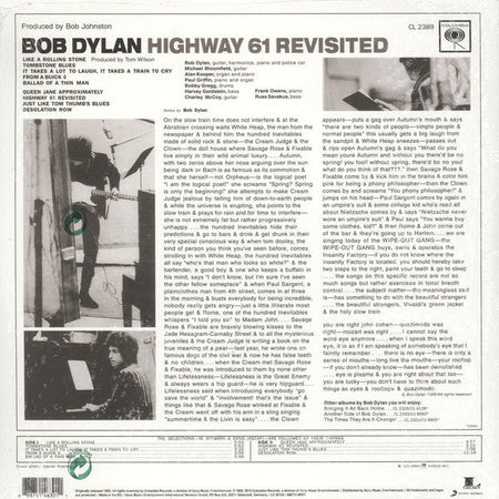 Bob Dylan - Highway 61 Revisited - The Funkadoobian