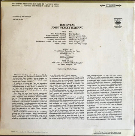 Bob Dylan - John Wesley Harding - The Funkadoobian