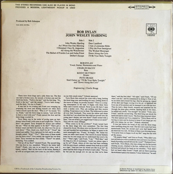 Bob Dylan - John Wesley Harding - The Funkadoobian