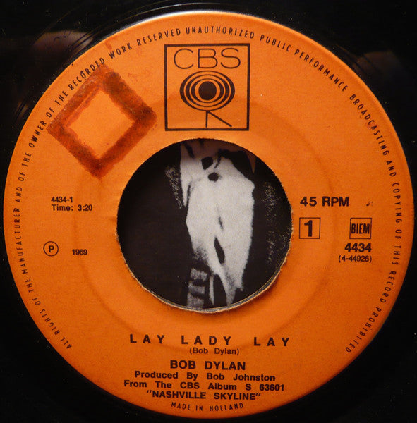 Bob Dylan - Lay Lady Lay / Peggy Day - The Funkadoobian