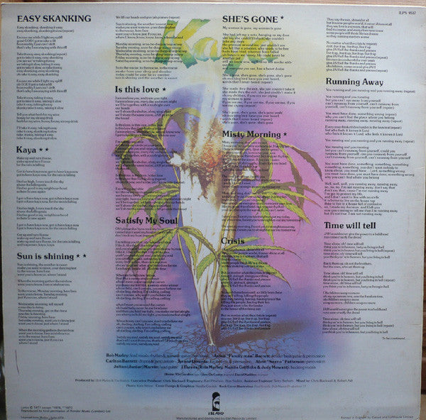Bob Marley & The Wailers - Kaya - The Funkadoobian