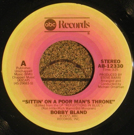 Bobby Bland - Sittin' On A Poor Man's Throne / I Intend To Take Your Place - The Funkadoobian