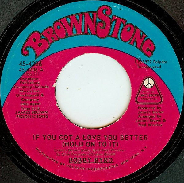 Bobby Byrd - If You Got A Love You Better (Hold On To It) - The Funkadoobian