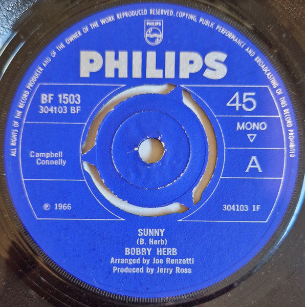 Bobby Hebb - Sunny / Bread - The Funkadoobian