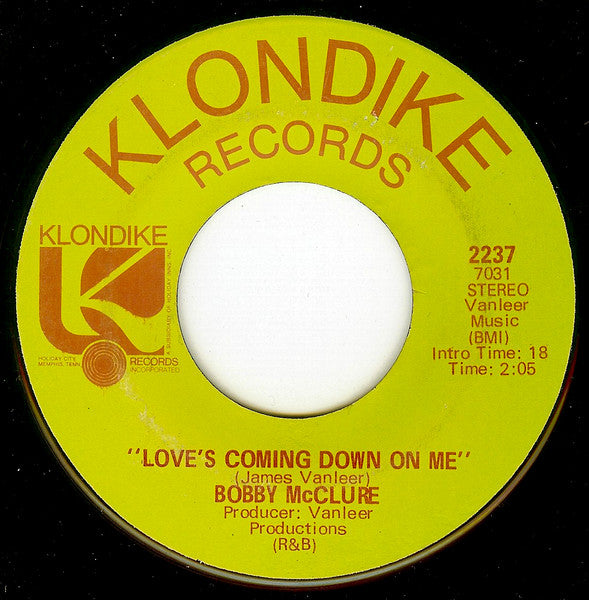 Bobby McClure - Lost Without Your Love / Love's Coming Down On Me - The Funkadoobian