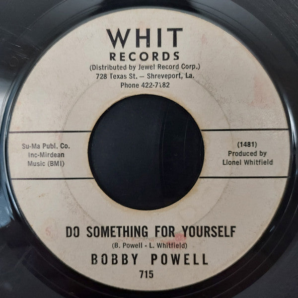 Bobby Powell - It's Getting Late In The Evening / Do Something For Yourself - The Funkadoobian