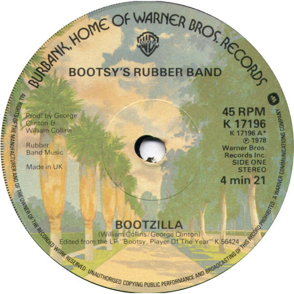 Bootsy's Rubber Band - Bootzilla