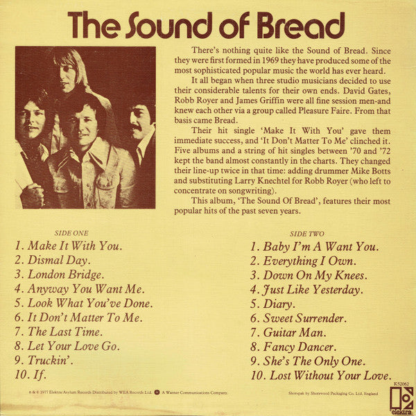 Bread - The Sound Of Bread - Their 20 Finest Songs - The Funkadoobian